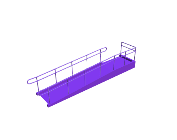 3D-Dimensions-Buildings-Ramps-Ramp-Handrails-Utility