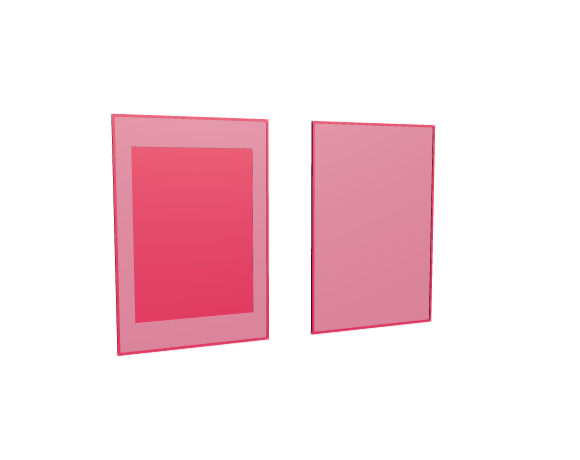 3D-Dimensions-Objects-Picture-Frames-IKEA-Lomviken-Frame-X-Large