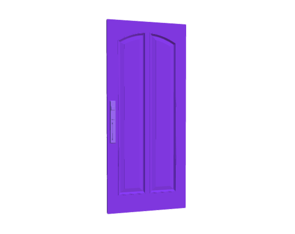 3D-Dimensions-Buildings-Exterior-Doors-Solid-Entry-Doors-Vertical-2-Panels-Arched