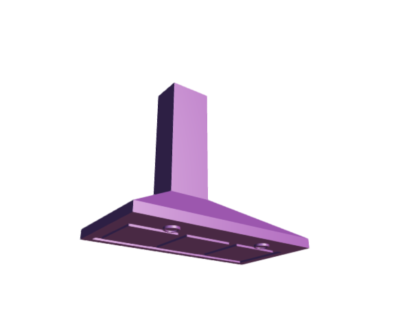 3D-Dimensions-Fixtures-Oven-Hoods-GE-Wall-Mount-Pyramid-Chimney-Hood