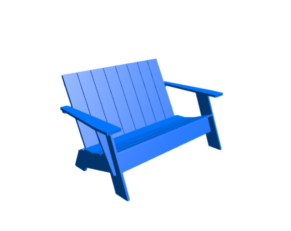 3D-Dimensions-Furniture-Benches-Adirondack-Bench
