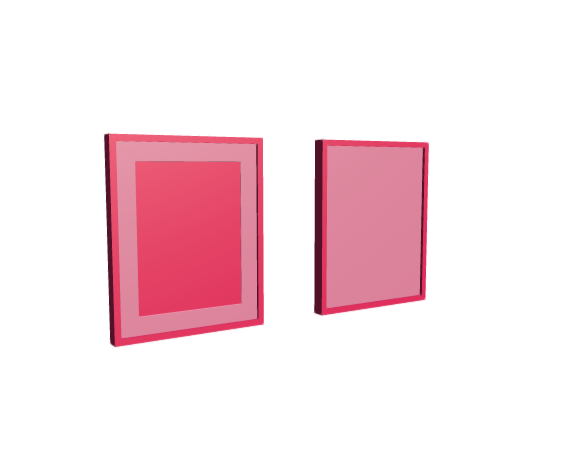 3D-Dimensions-Objects-Picture-Frames-IKEA-Ribba-Frame-Small