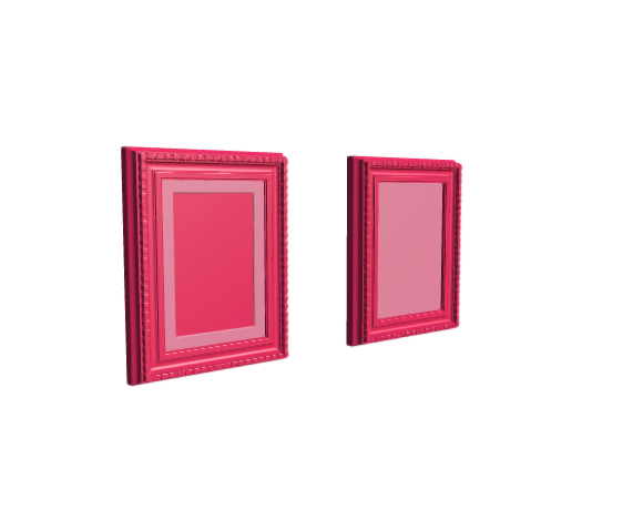 3D-Dimensions-Objects-Picture-Frames-IKEA-Himmelsby-Frame-Small