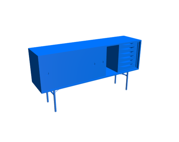 3D-Dimensions-Guide-Furniture-Credenzas-Finn-Juhl-Credenza