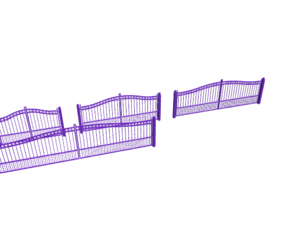 3D-Dimensions-Buildings-Gates-Driveway-Gate-Sonoma-Split