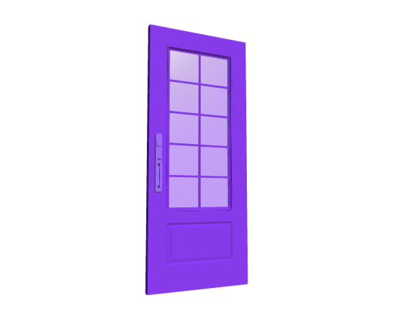 3D-Dimensions-Buildings-Exterior-Doors-Lite-Entry-Door-2-Panels-Grid-10
