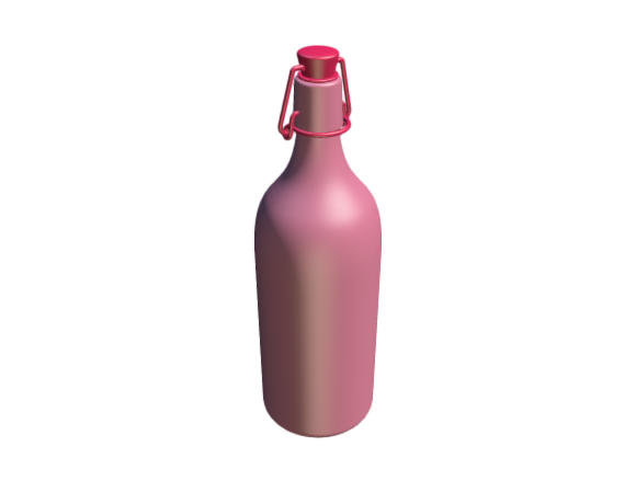 3D-Dimensions-Objects-Beverage-Serveware-IKEA-Korken-Bottle-34-oz