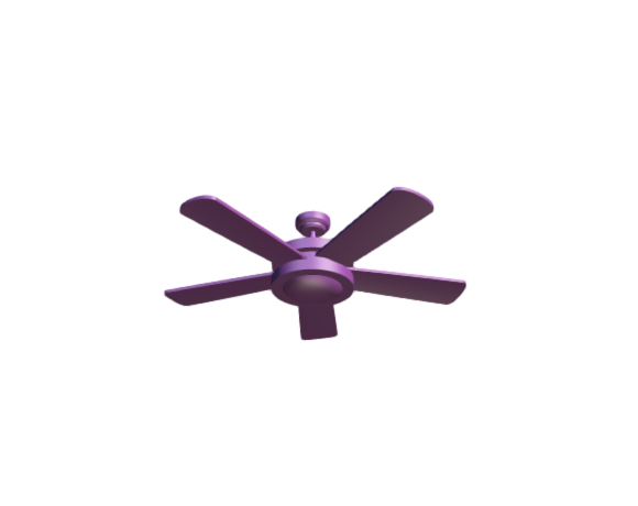 3D-Dimensions-Fixtures-Ceiling-Fans-Creslow-5-Blade-Ceiling-Fan