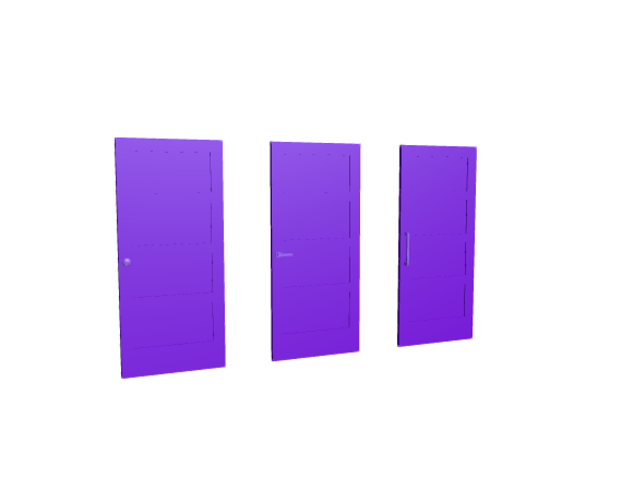 3D-Dimensions-Buildings-Interior-Doors-Solid-Interior-Door-Horizontal-4-Panels