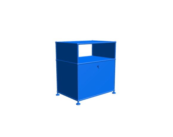 3D-Dimensions-Guide-Furniture-Bedside-Tables-Nightstands-USM-Haller-Bedside-Table