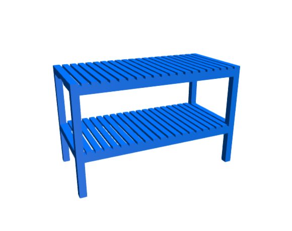 3D-Dimensions-Furniture-Benches-IKEA-Molger-Bench