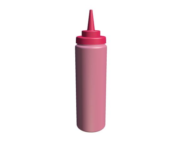 3D-Dimensions-Objects-Spice-Condiment-Containers-IKEA-Grilltider-Squeeze-Bottle