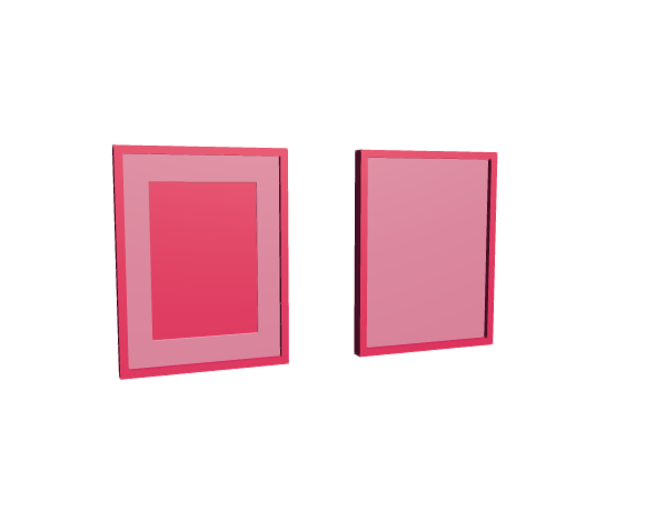3D-Dimensions-Objects-Picture-Frames-IKEA-Hovsta-Frame-Small
