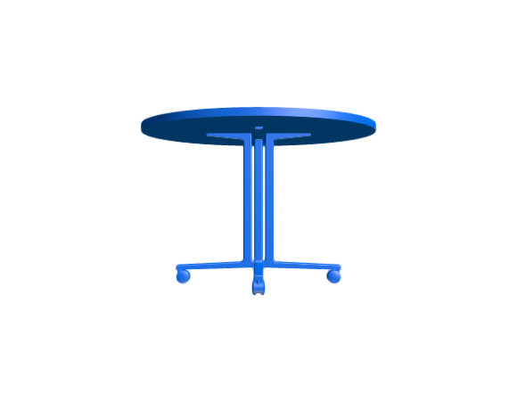 3D-Dimensions-Furniture-Conference-Tables-Everywhere-Table-Round-4-Column-Base