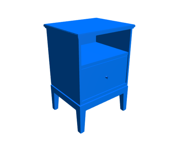 3D-Dimensions-Furniture-Nightstands-IKEA-Idanas-Nightstand