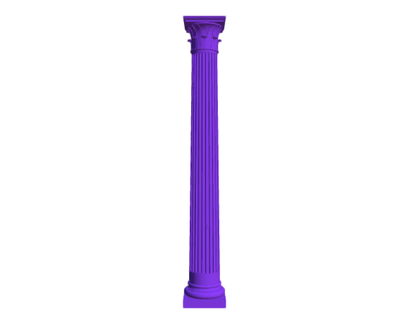 3D-Dimensions-Buildings-Stone-Columns-Greek-Corinthian-Fluted-Large