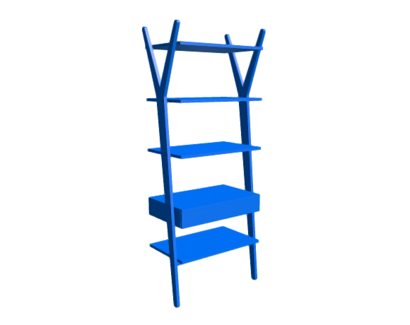 3D-Dimensions-Furniture-Bookcases-Lignum-Shelving-Unit