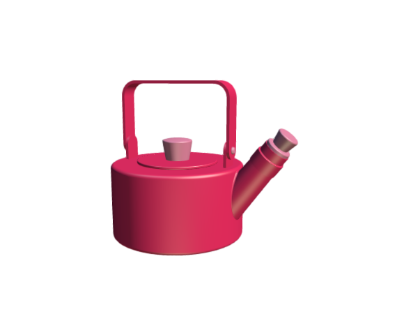 3D-Dimensions-Objects-Teapots-Kettles-IKEA-Metallisk-Kettle