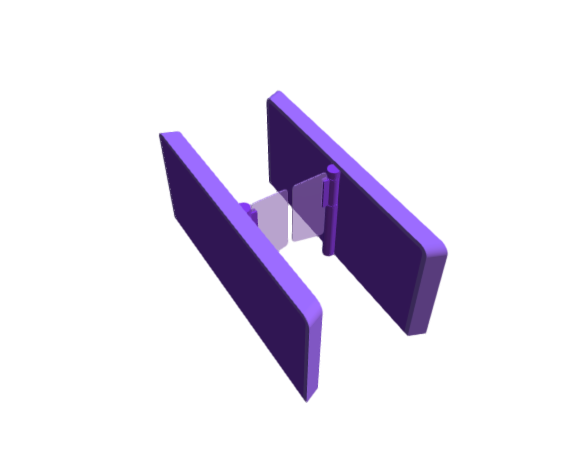 3D-Dimensions-Buildings-Turnstiles-Swing-Gate-Double-Linear