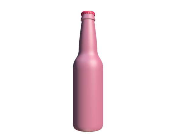 3D-Dimensions-Objects-Beverage-Containers-Beer-Bottle-12-oz-Long-Neck