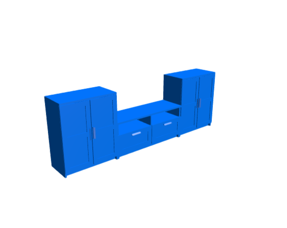 3D-Dimensions-Guide-Furniture-Entertainment-Center-IKEA-Brimnes-TV-Storage-2-Bay-U-Shape