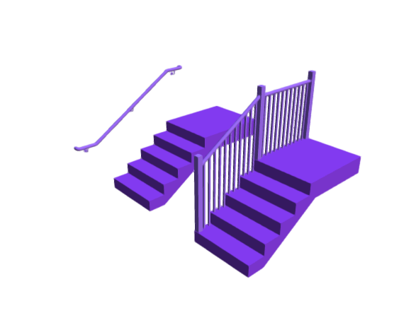 3D-Dimensions-Buildings-Handrails-Profile-Round