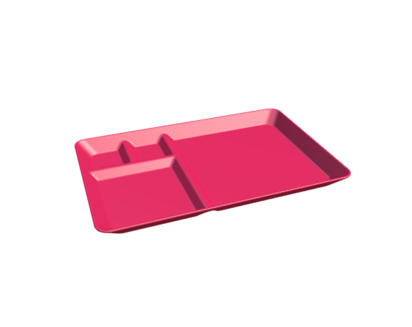 3D-Dimensions-Objects-Plates-IKEA-365-Compartment-Plate