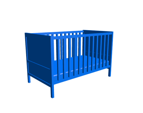 3D-Dimensions-Guide-Furniture-Crib-Infant-Bed-IKEA-Sundvik-Crib