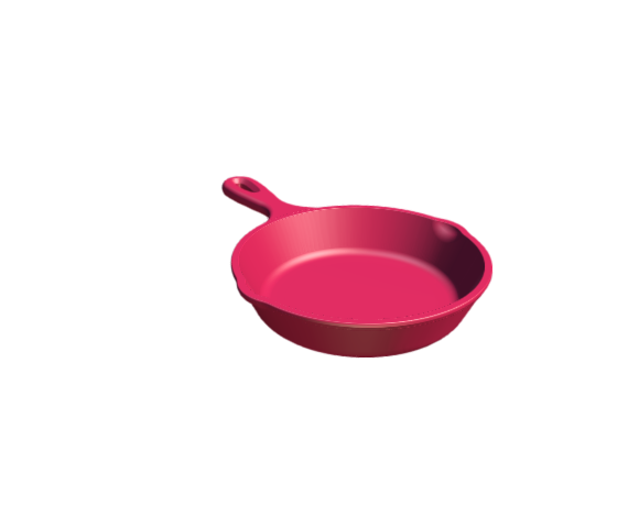 3D-Dimensions-Objects-Cooking-Pans-Mini-Cast-Iron-Skillet-5-Inch