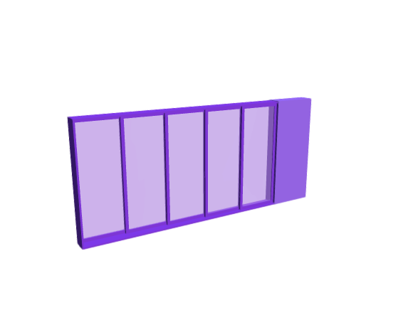 3D-Dimensions-Buildings-Sliding-Doors-Multi-Slide-Door-Pocket-5-Panels