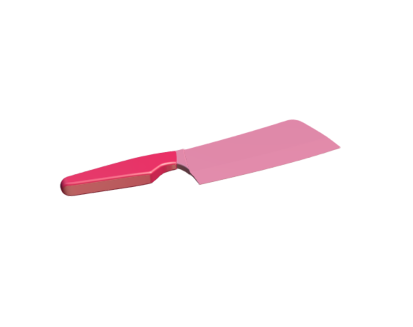 3D-Dimensions-Objects-Kitchen-Knives-IKEA-Vorda-Meat-Cleaver