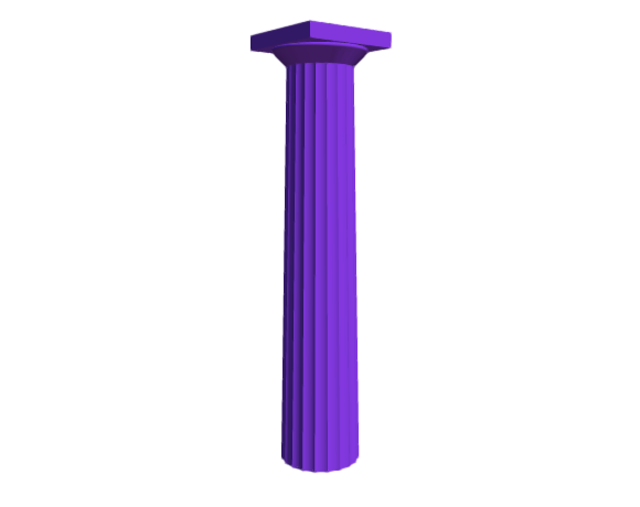 3D-Dimensions-Buildings-Stone-Columns-Greek-Doric-Fluted