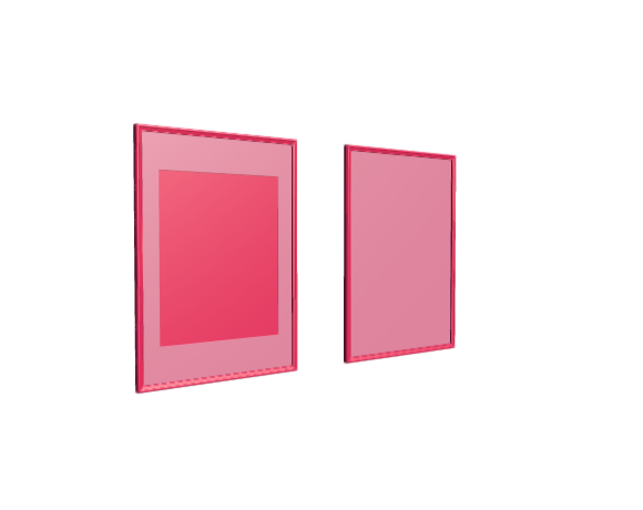 3D-Dimensions-Objects-Picture-Frames-IKEA-Knoppang-Frame-Large