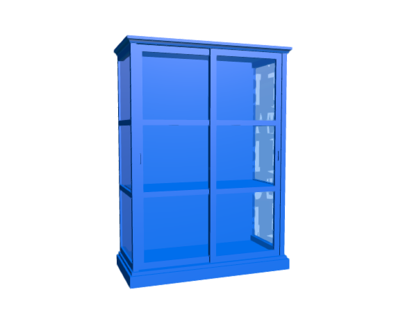 3D-Dimensions-Guide-Furniture-Display-Cabinet-IKEA-Malsjo-Glass-Door-Cabinet-Wide