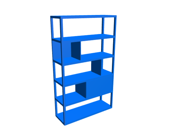 3D-Dimensions-Furniture-Bookcases-Kai-Shelving-High