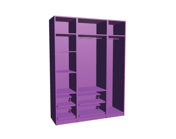 3D-Dimensions-Fixtures-Closet-Storage-IKEA-PAX-Wardrobe-69-Inch-Shelves