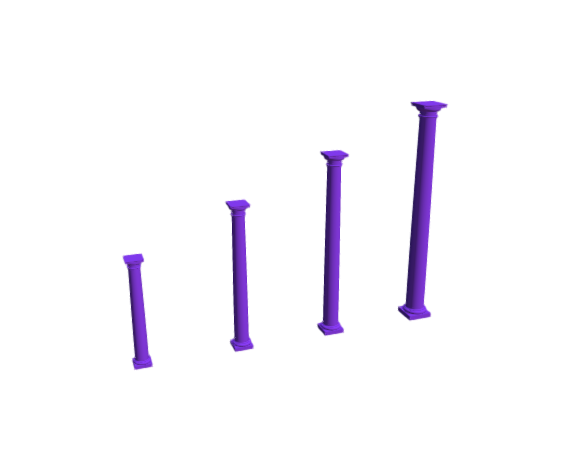 3D-Dimensions-Buildings-Stone-Columns-Roman-Tuscan-Tapered-Smooth-Medium
