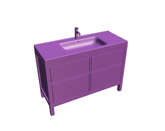 3D-Dimensions-Fixtures-Bathroom-Vanity-IKEA-Hemnes-Odensvik-Single-Vanity-4-Drawers