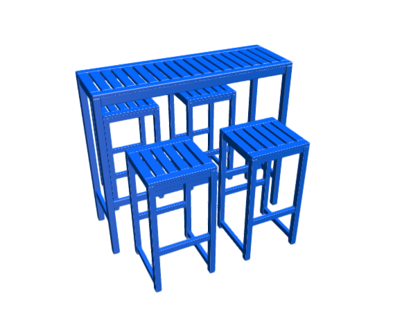 3D-Dimensions-Layouts-Outdoor-Dining-IKEA-Nammaro-Bar-Set-Rectangle-4-Seat