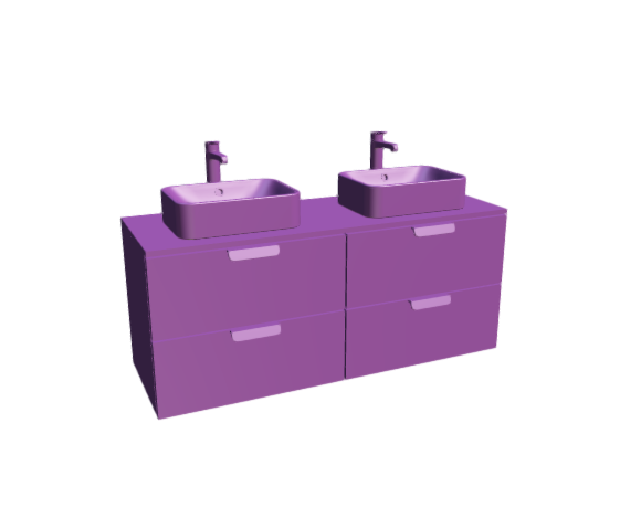 3D-Dimensions-Fixtures-Bathroom-Vanity-IKEA-Godmorgon-Horvik-Double-Vanity-4-Drawers