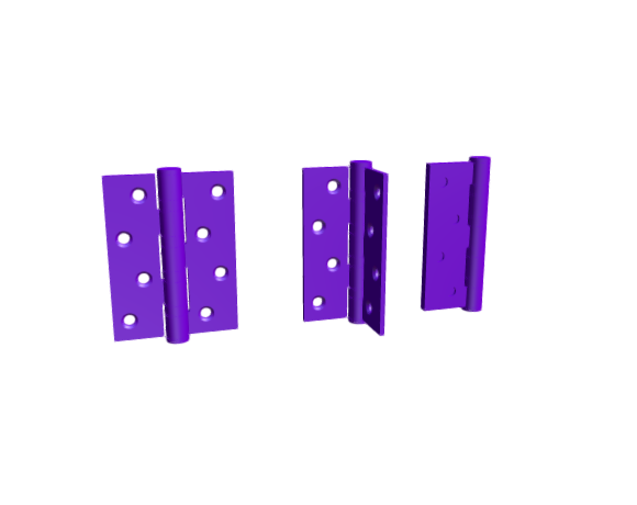 3D-Dimensions-Buildings-Door-Hinges-Butt-Door-Hinge-Square