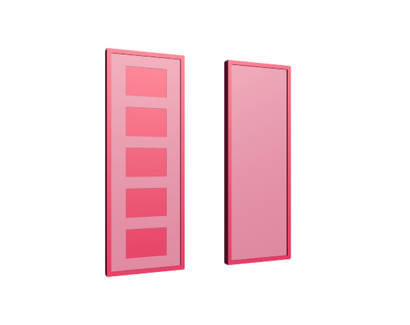 3D-Dimensions-Objects-Picture-Frames-IKEA-Ribba-Frame-Vertical