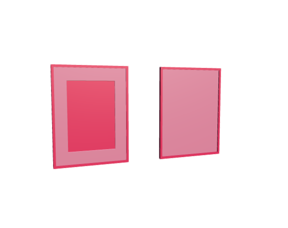 3D-Dimensions-Objects-Picture-Frames-IKEA-Lomviken-Frame-Small