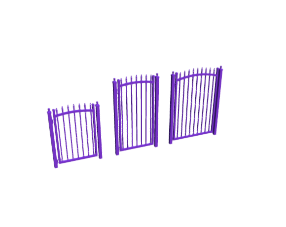 3D-Dimensions-Buildings-Gates-Garden-Gate-Arrow