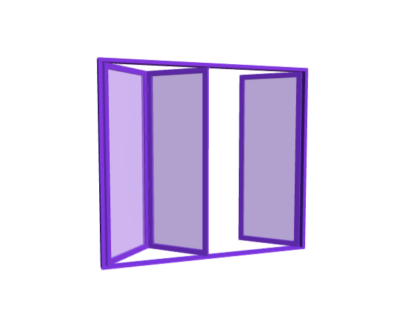 3D-Dimensions-Buildings-Folding-Doors-Bifold-Exterior-Door-3-Panels-Split