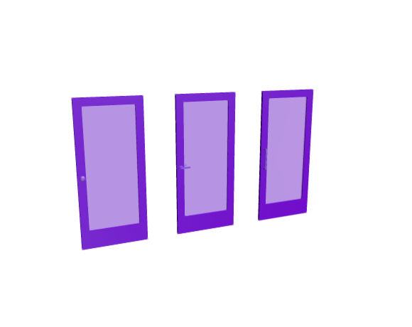 3D-Dimensions-Buildings-Interior-Doors-Lite-Interior-Door-Vertical-1-Panel