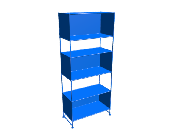 3D-Dimensions-Furniture-Bookcases-USM-Haller-Bookshelf