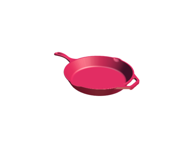 3D-Dimensions-Objects-Cooking-Pans-Cast-Iron-Skillet-13-Inch