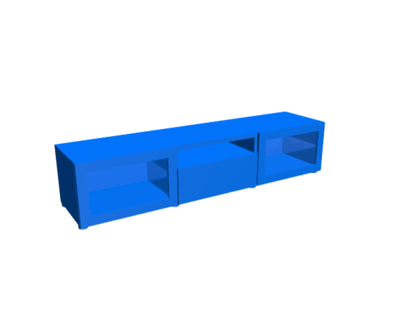 3D-Dimensions-Guide-Furniture-TV-Stand-IKEA-Besta-TV-Unit-3-Bay-Low-Doors-Shelves