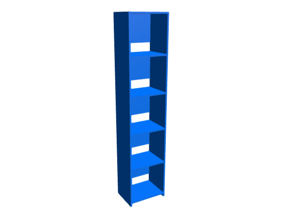 3D-Dimensions-Furniture-Bookcases-Getaway-Bookcase-Narrow